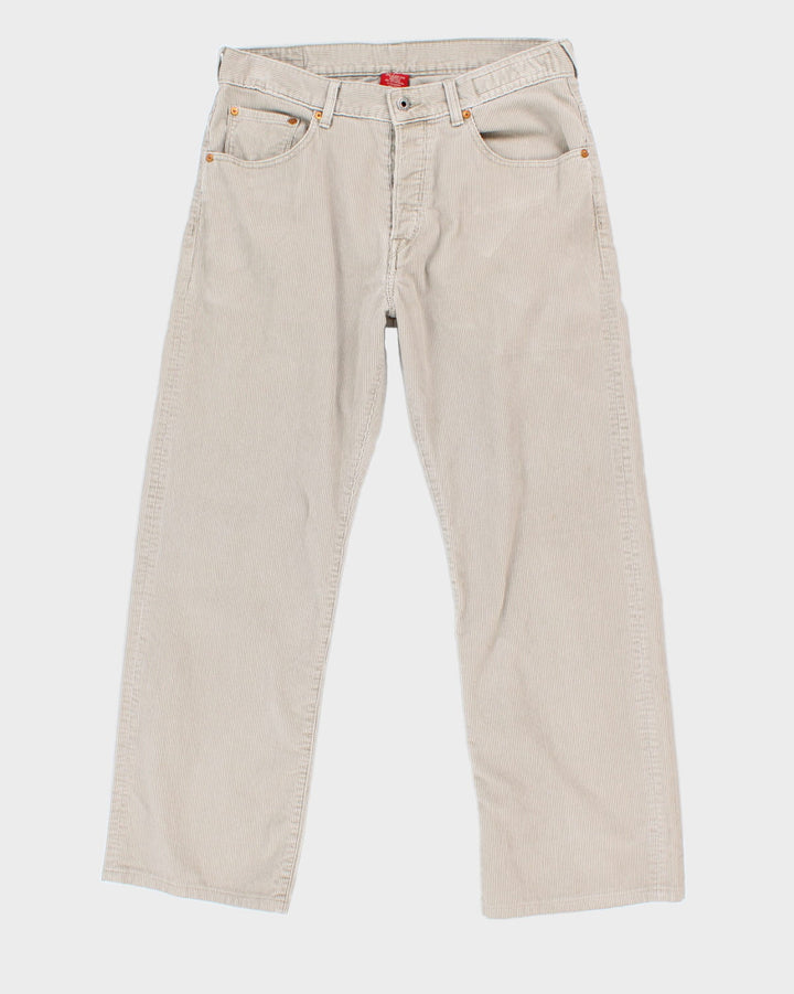 00s Guess Corduroy Trousers - W33 L32