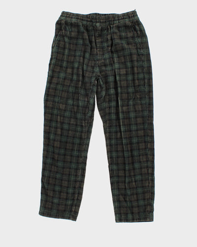 Carhartt Men's Tartan Corduroy Trousers - M