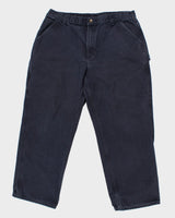 Vintage 00s Carhartt Navy Original Dungaree Fit Trousers - W40 L30