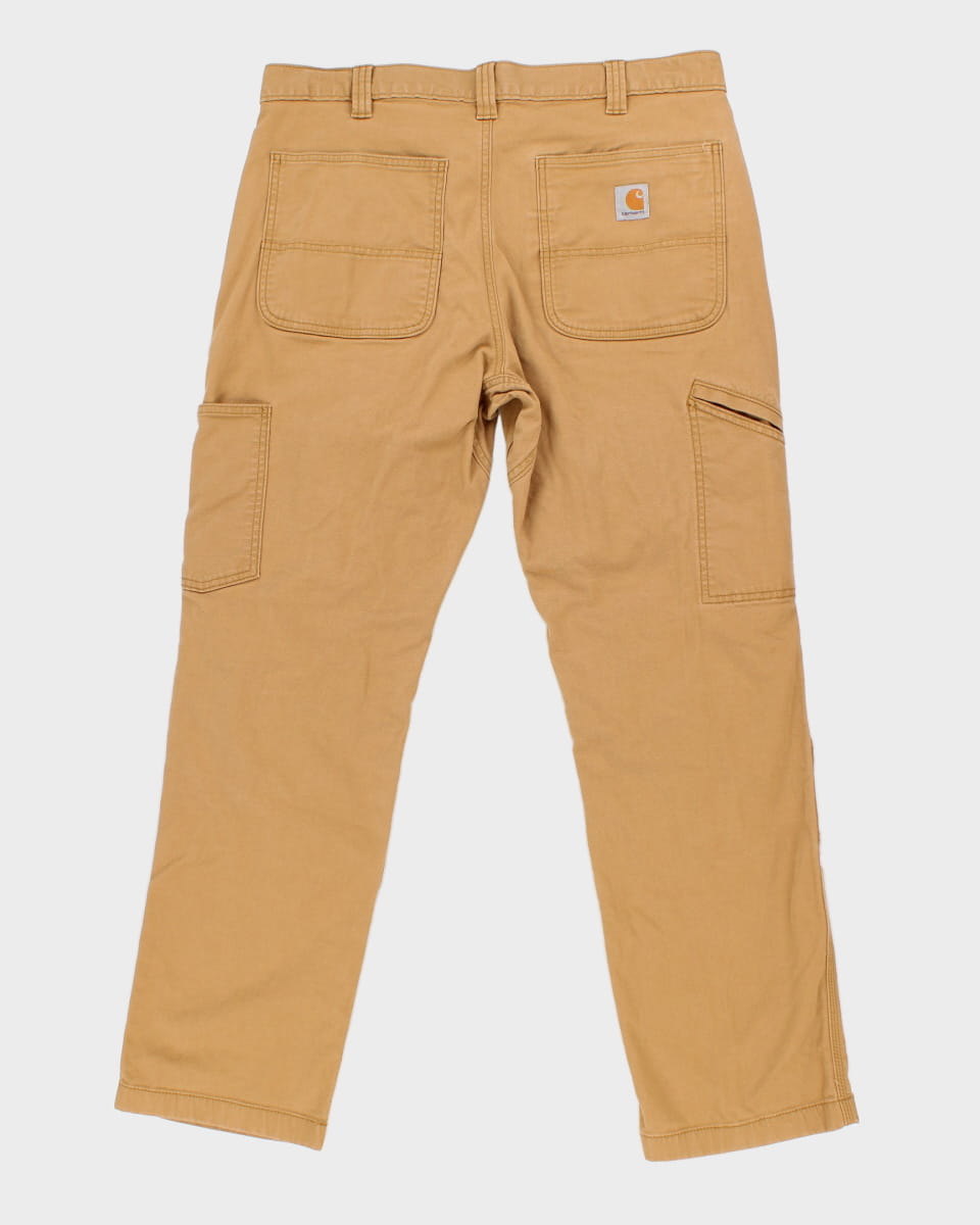 Carhartt Sand Coloured Relaxed Fit Trousers - W35 L30