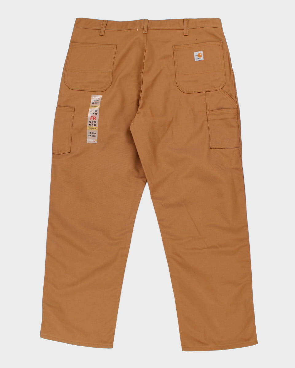 Carhartt Flame Resistant Sand Coloured Trousers - W42 L30