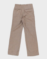 Vintage 80s Tip Top Wool Trousers - W32 L31