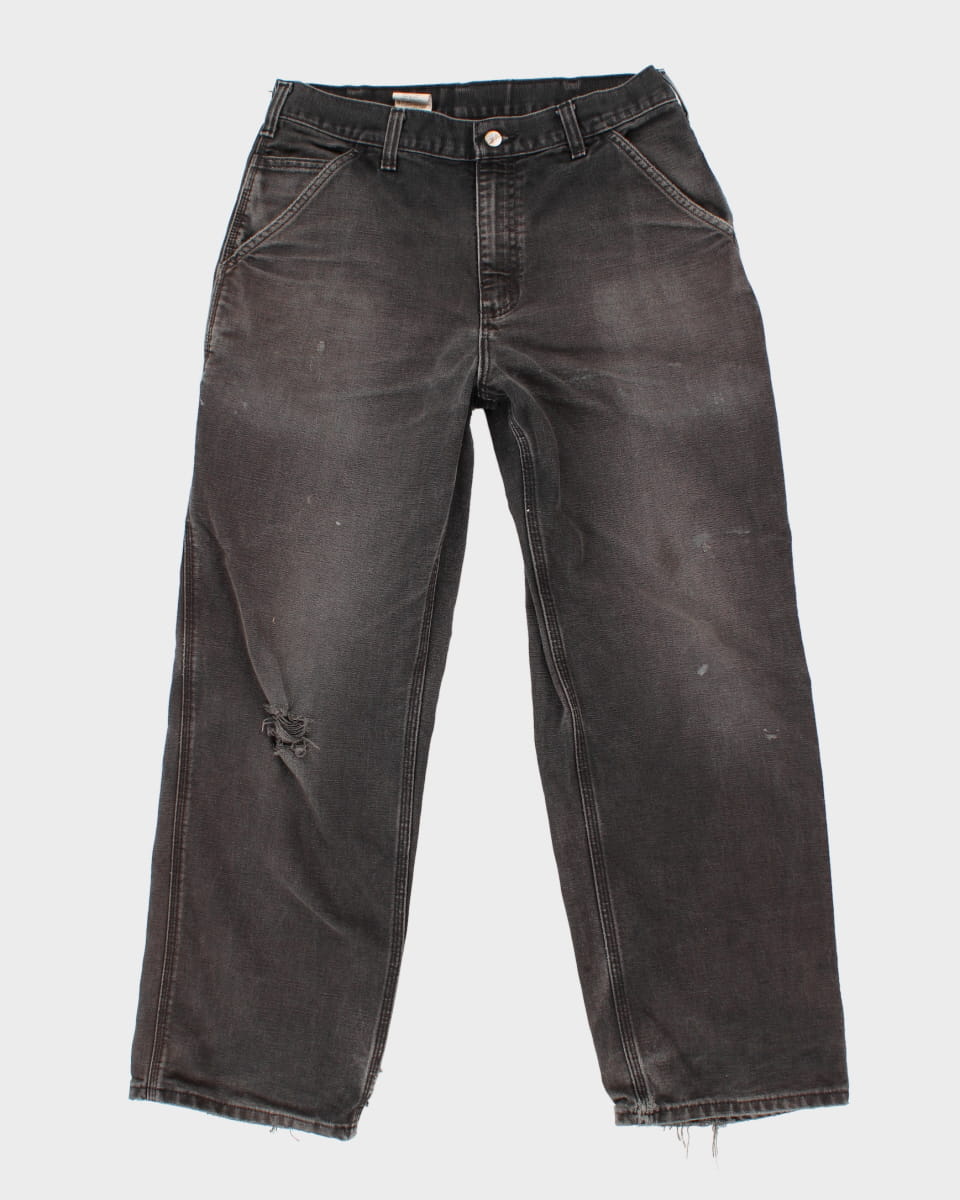 Vintage Distressed Work Worn Carhartt Trousers - W32 L30