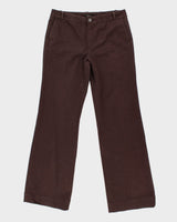 Massimo Dutti Brown Trousers - W4 L33