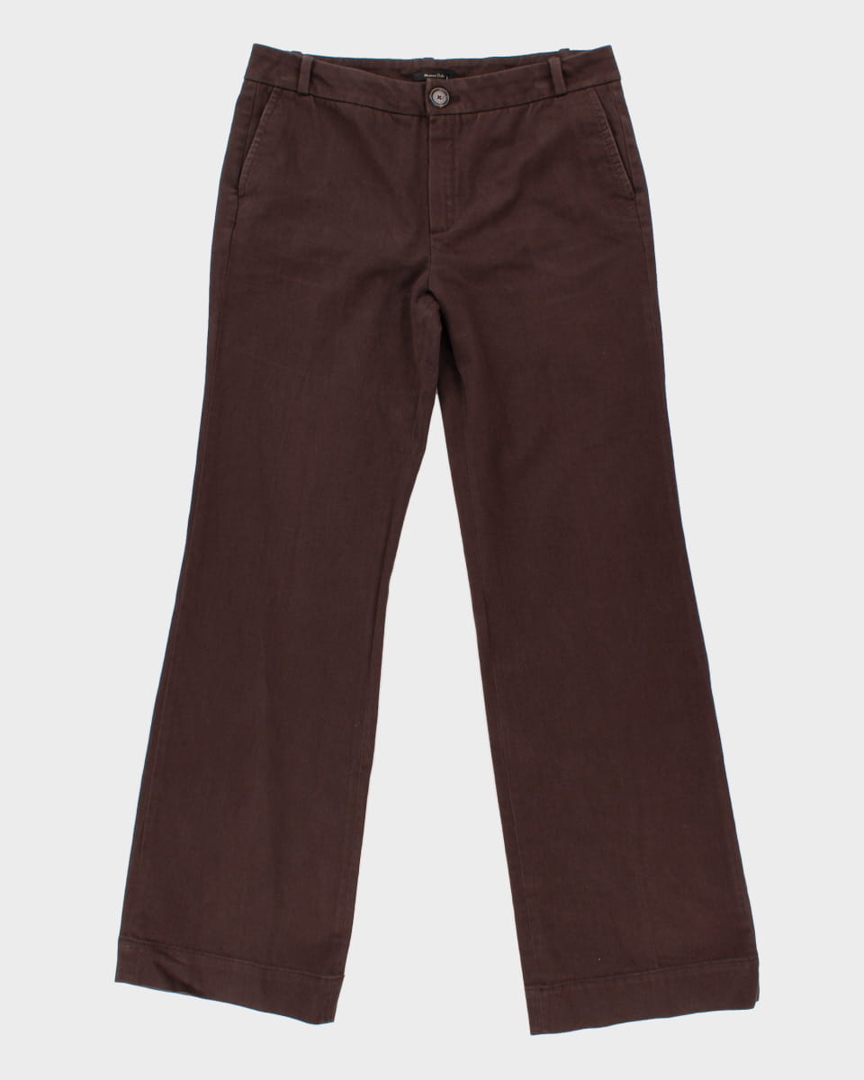 Massimo Dutti Brown Trousers - W4 L33