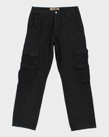 00s Wrangler Black Cargo Trousers - W29 L30