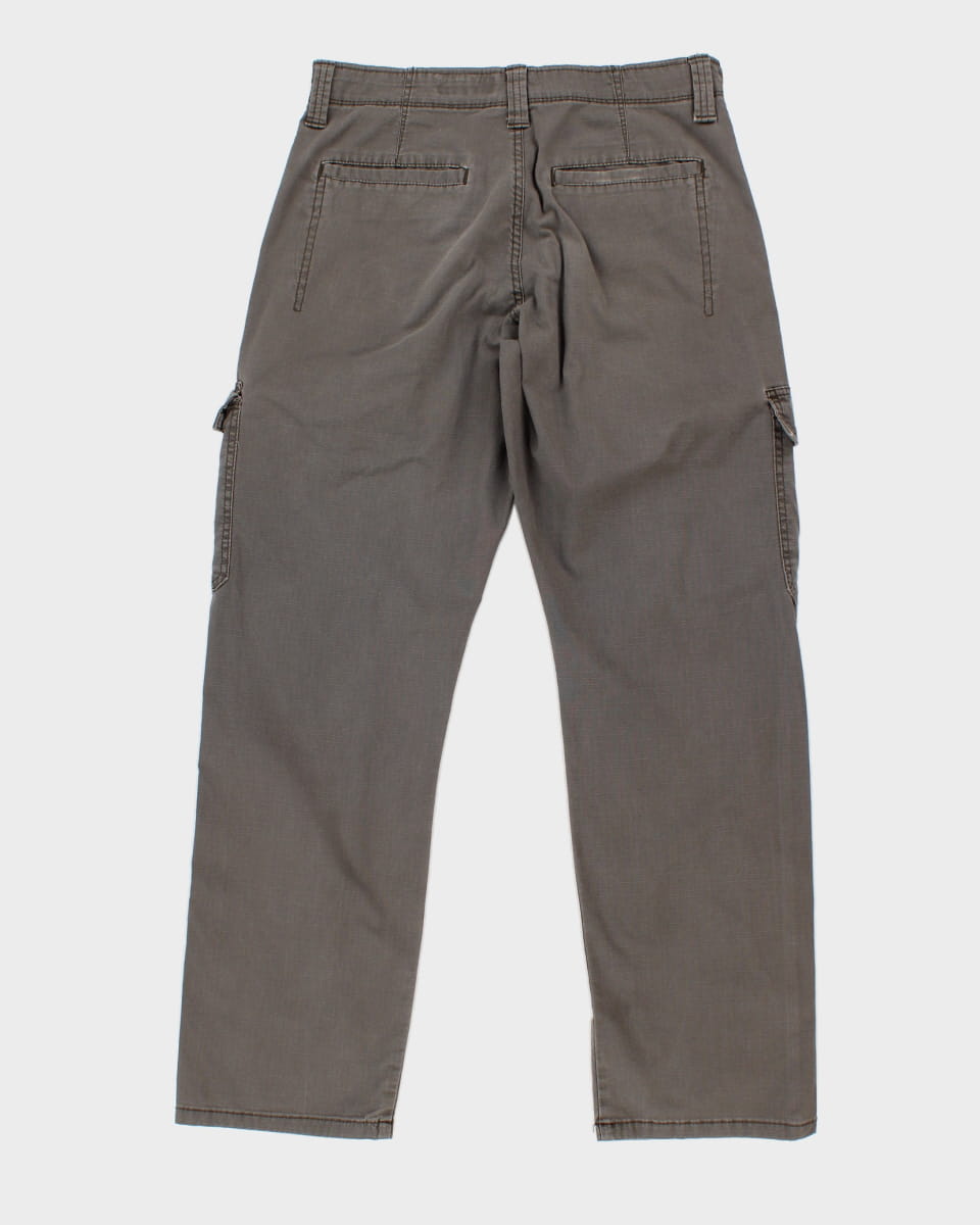 00s Wrangler Grey Cargo Trousers - W30 L30