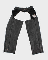 90's Bikers Leather Chaps - W:40