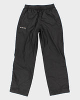 Mens Black Lined CCM Tracksuit Trousers - S