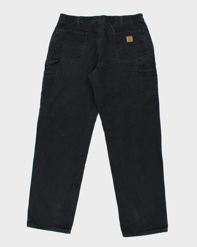 Carhartt Flannel Lined Work Wear Trousers - W38 L35