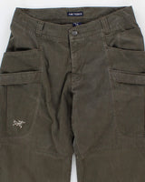 Men's Green Arc'teryx Cargo Trousers - 32