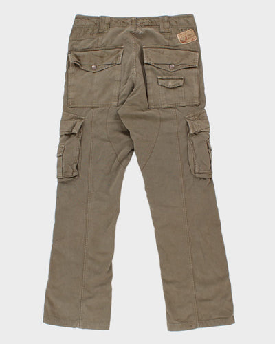 Vintage Men's Beige Diesel Cargo Trousers - 32