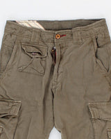 Vintage Men's Beige Diesel Cargo Trousers - 32