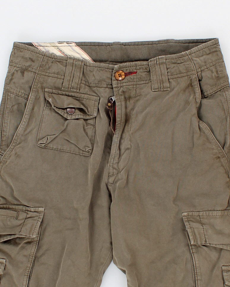 Vintage Men's Beige Diesel Cargo Trousers - 32