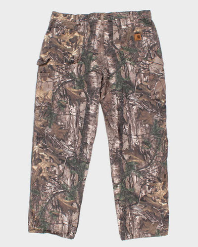 Men's Camouflage Carhartt Cargo Trousers - 42