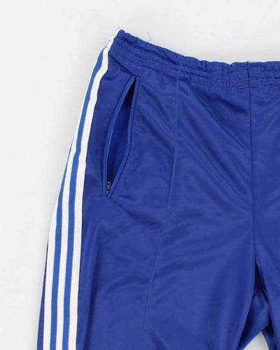 70s / 80's Vintage Men's Blue Adidas ATP Tracksuit Bottoms - M/32
