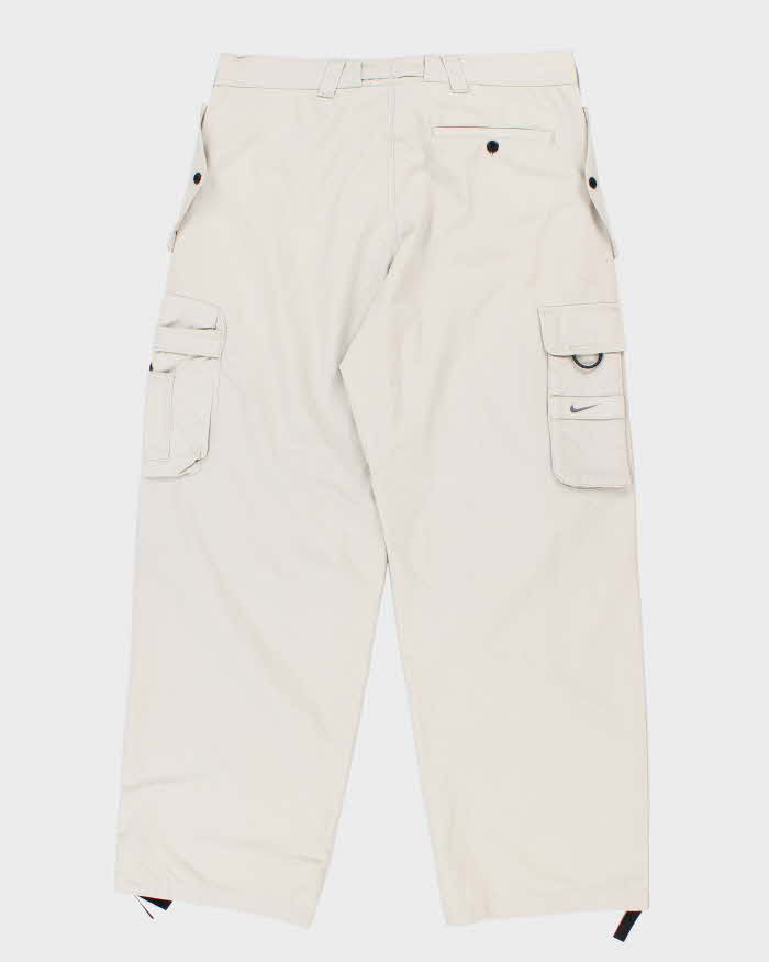 Deadstock Mens Nike Beige Utility Trousers - M