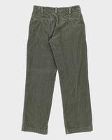 Mens Sage Green Timberland Corduroy Trousers - W30 L32