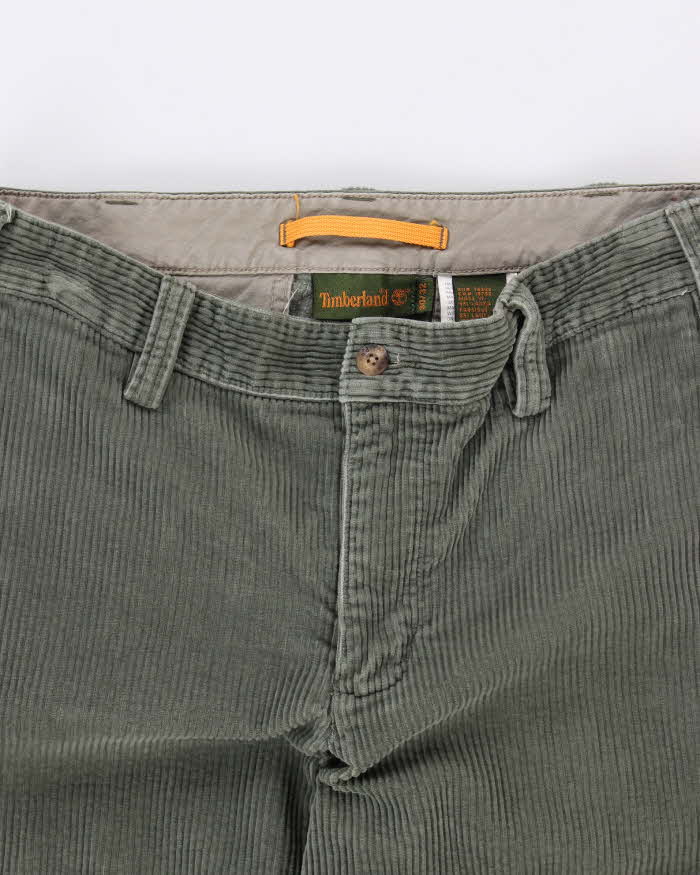 Mens Sage Green Timberland Corduroy Trousers - W30 L32