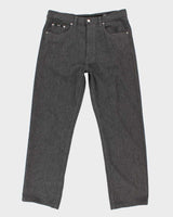 Mens Grey Boss Corduroy Trousers - W32 L30