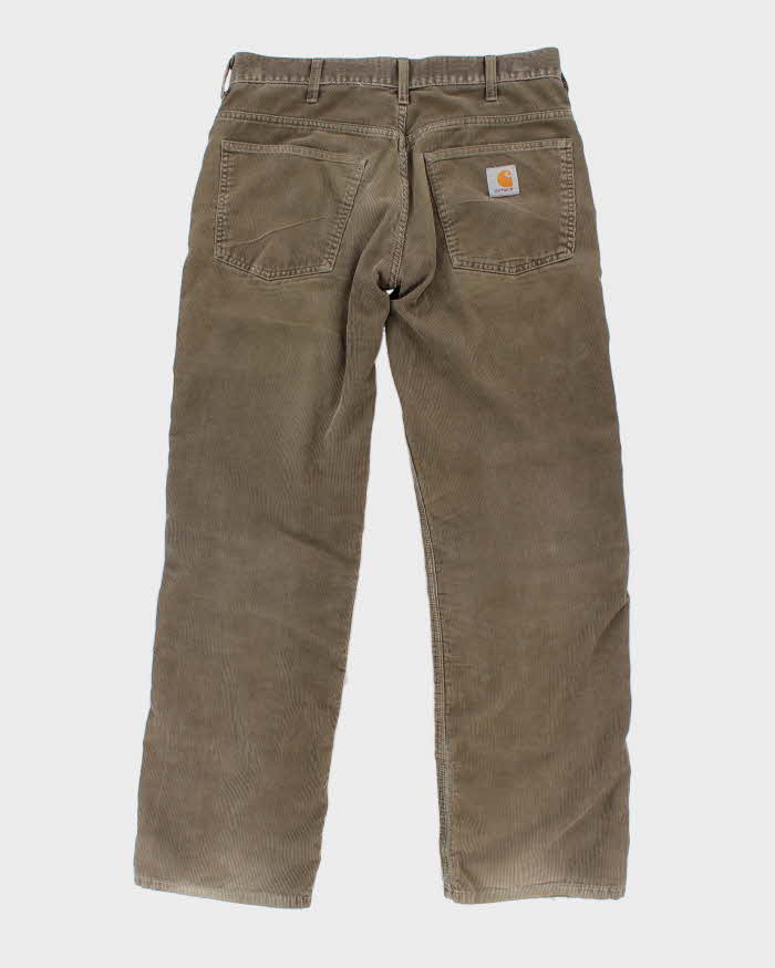 Mens Brown Carhartt Corduroy Trousers - W31 L34