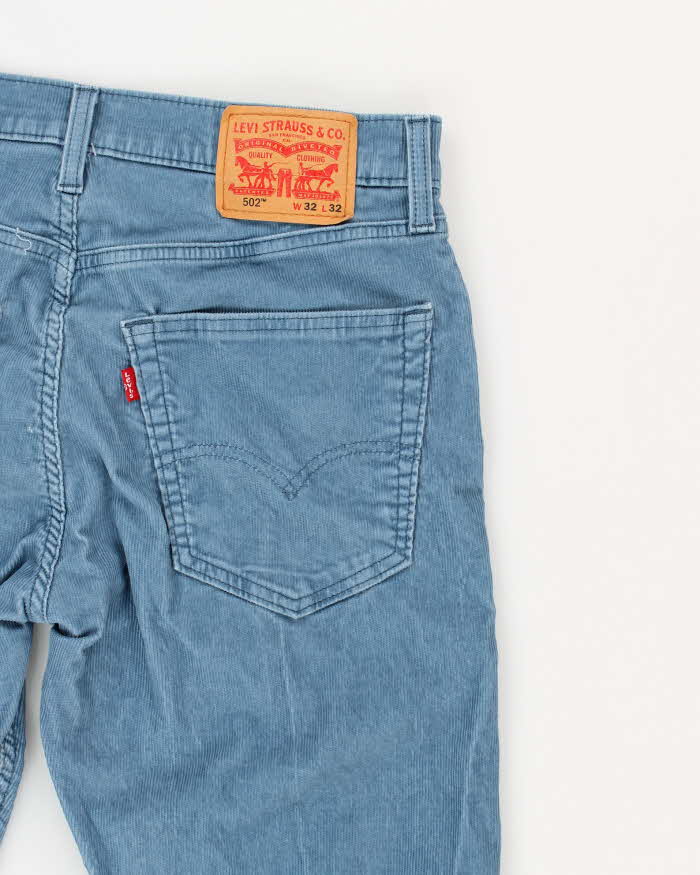 Mens Blue Levi's Corduroy Trousers - W32 L32