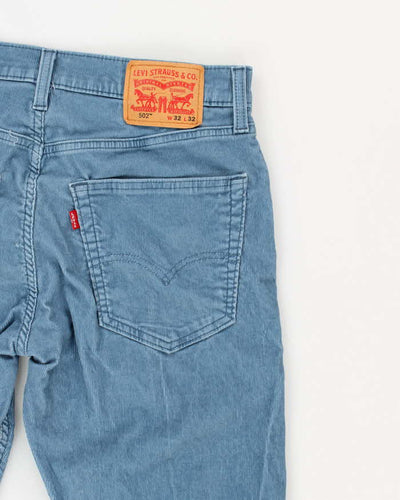 Mens Blue Levi's Corduroy Trousers - W32 L32