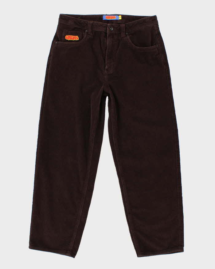 Mens Brown Empyre Corduroy Trousers - W30 L27