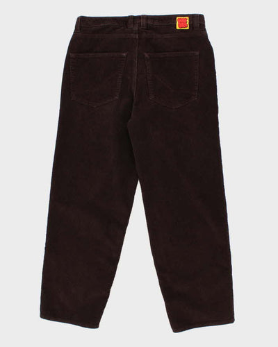 Mens Brown Empyre Corduroy Trousers - W30 L27