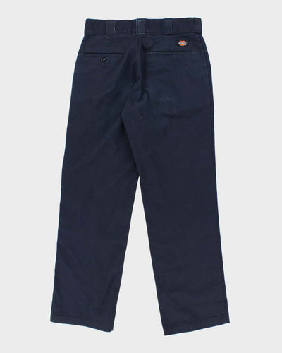 Vintage 00s Dickies 874 Original Fit Navy Trousers - W30 L30