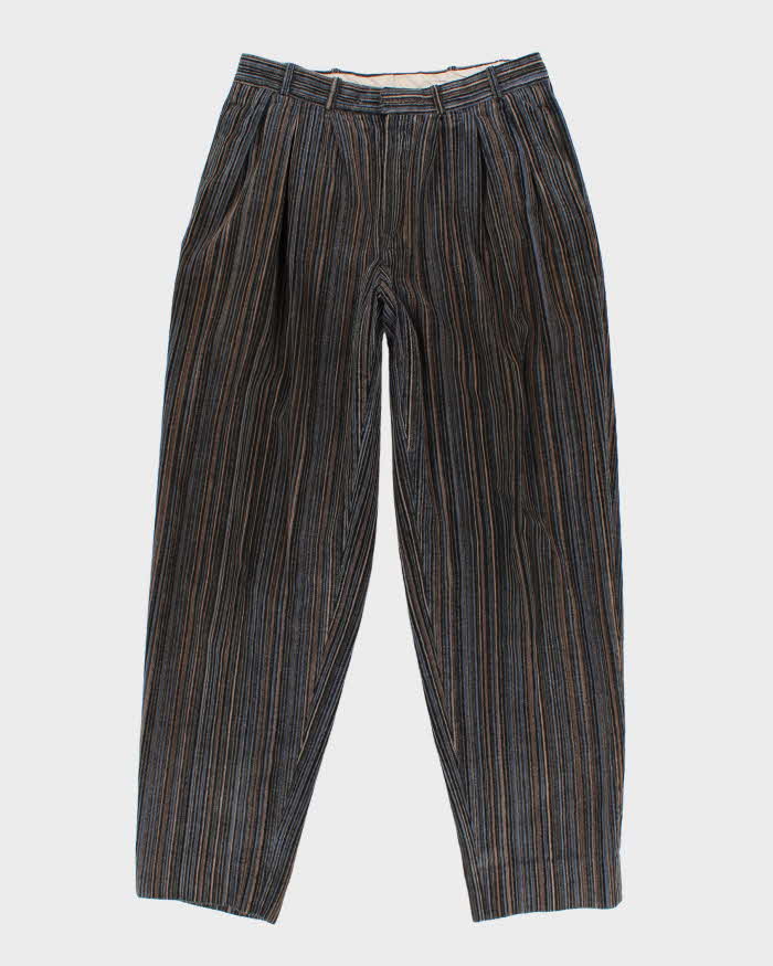 Vintage Striped Corduroy Trousers - W32 L32