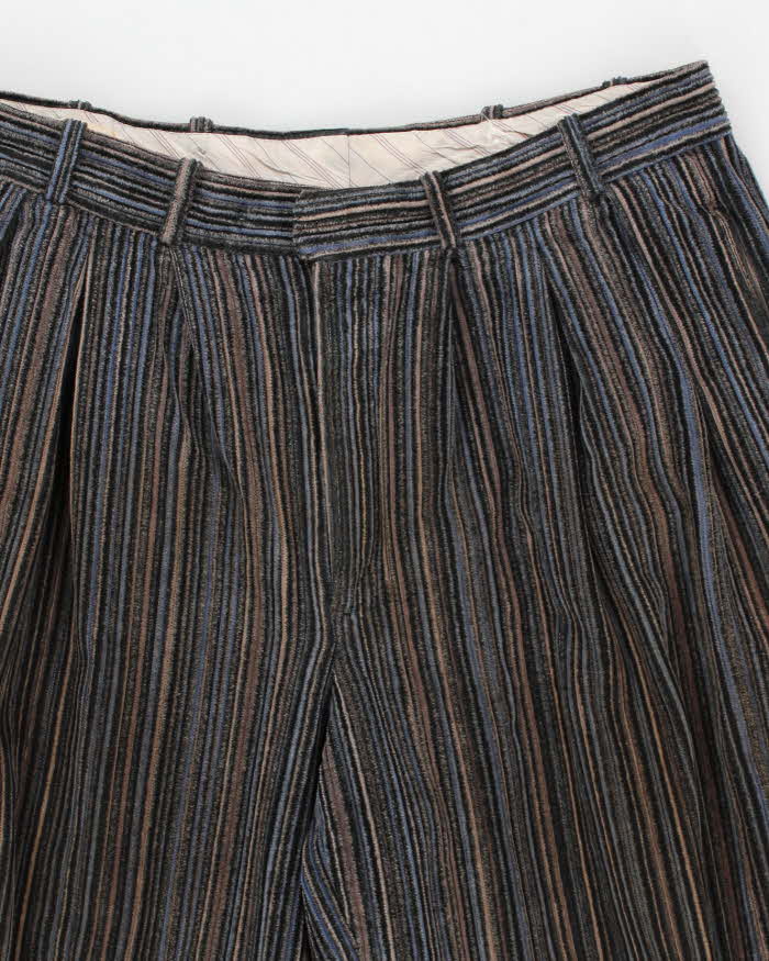 Vintage Striped Corduroy Trousers - W32 L32