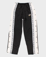 Vintage Men's Black Puma Popper Tracksuit - S