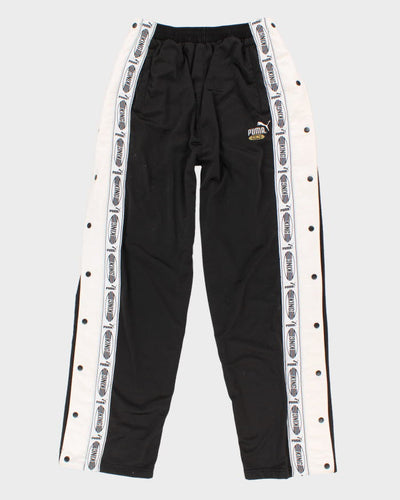 Vintage Men's Black Puma Popper Tracksuit - S
