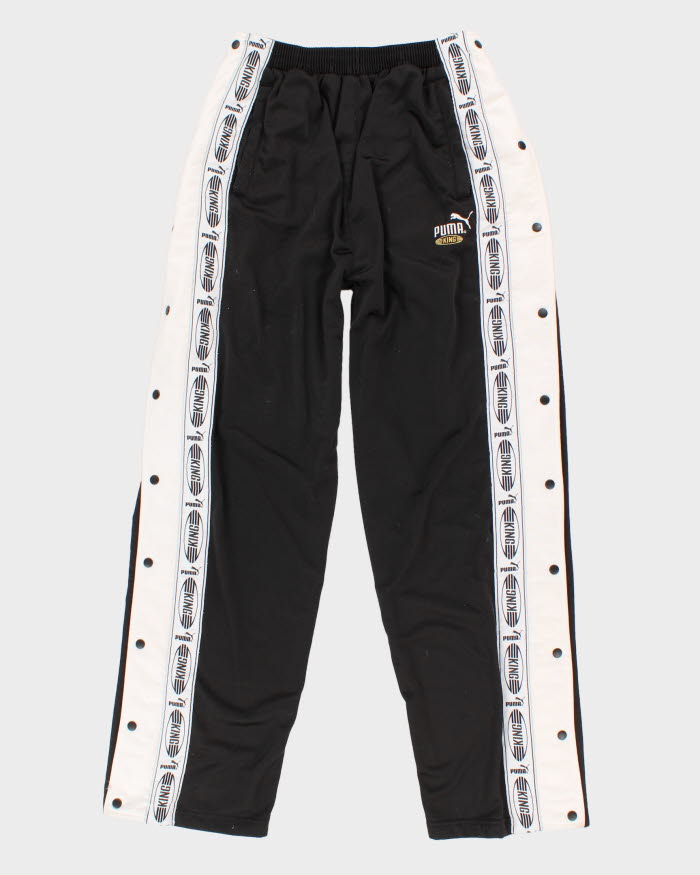 Vintage Men's Black Puma Popper Tracksuit - S