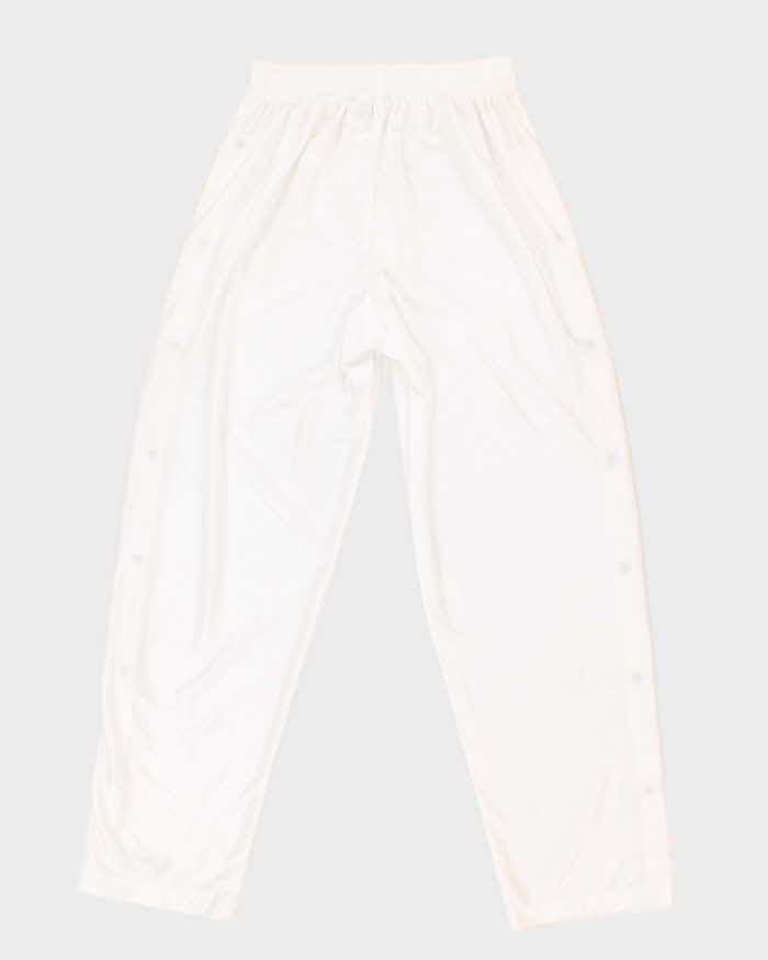 Vintage Men's White Nike Popper Pants - M