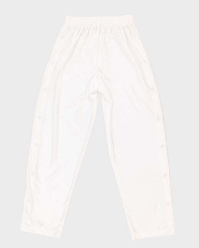 Vintage Men's White Nike Popper Pants - M