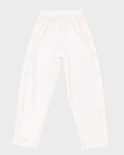 Vintage Men's White Nike Popper Pants - M