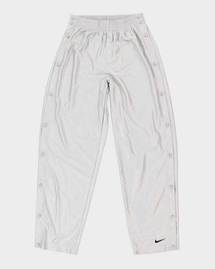 Vintage Men's Grey Nike Popper Pants - M