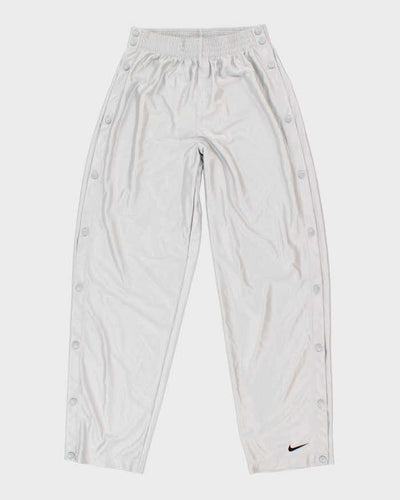 Vintage Men's Grey Nike Popper Pants - M