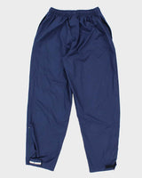 00s Retro Blue Track Bottoms - L