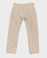 Levi's White Tab Beige Trousers - W33 L30