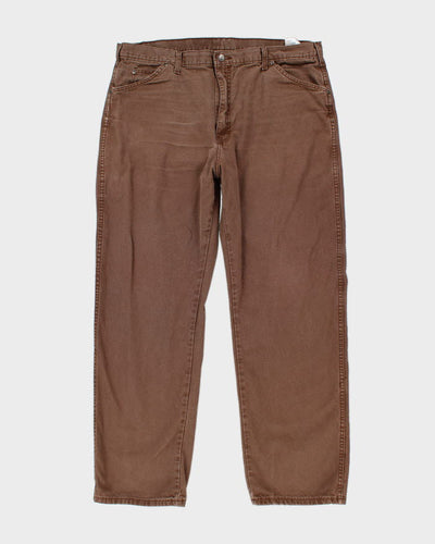 00s Genuine Dickies Brown Trousers - W40 L32