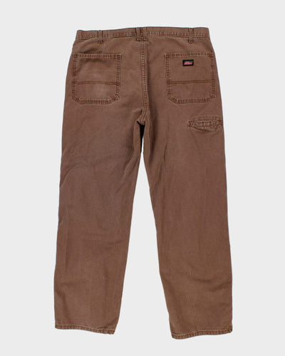 00s Genuine Dickies Brown Trousers - W40 L32
