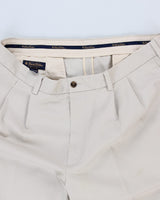 Brooks Brothers Beige Pleated Trousers - W38 L28