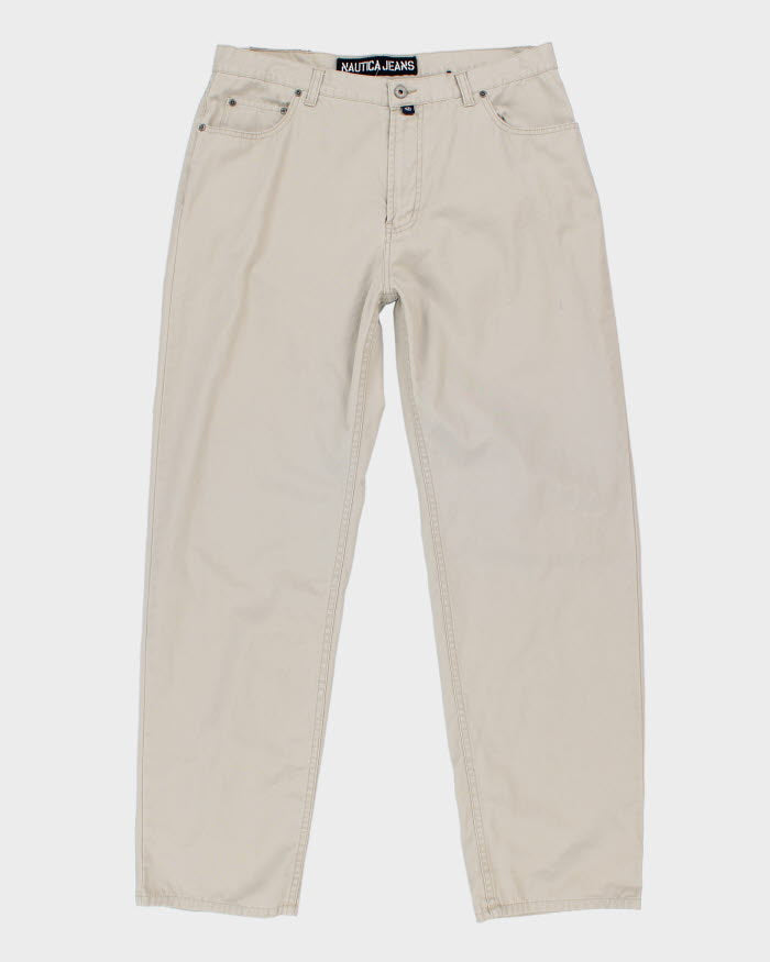 00s Nautica Beige Trousers - W36 L32
