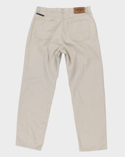 00s Nautica Beige Trousers - W36 L32
