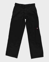 00s Dickies Loose Fit Black Trousers - W32 L32
