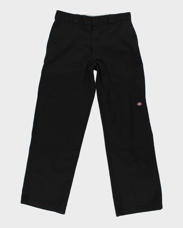 00s Dickies Loose Fit Black Trousers - W32 L32