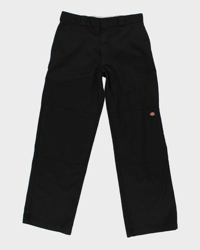 00s Dickies Loose Fit Black Trousers - W32 L32